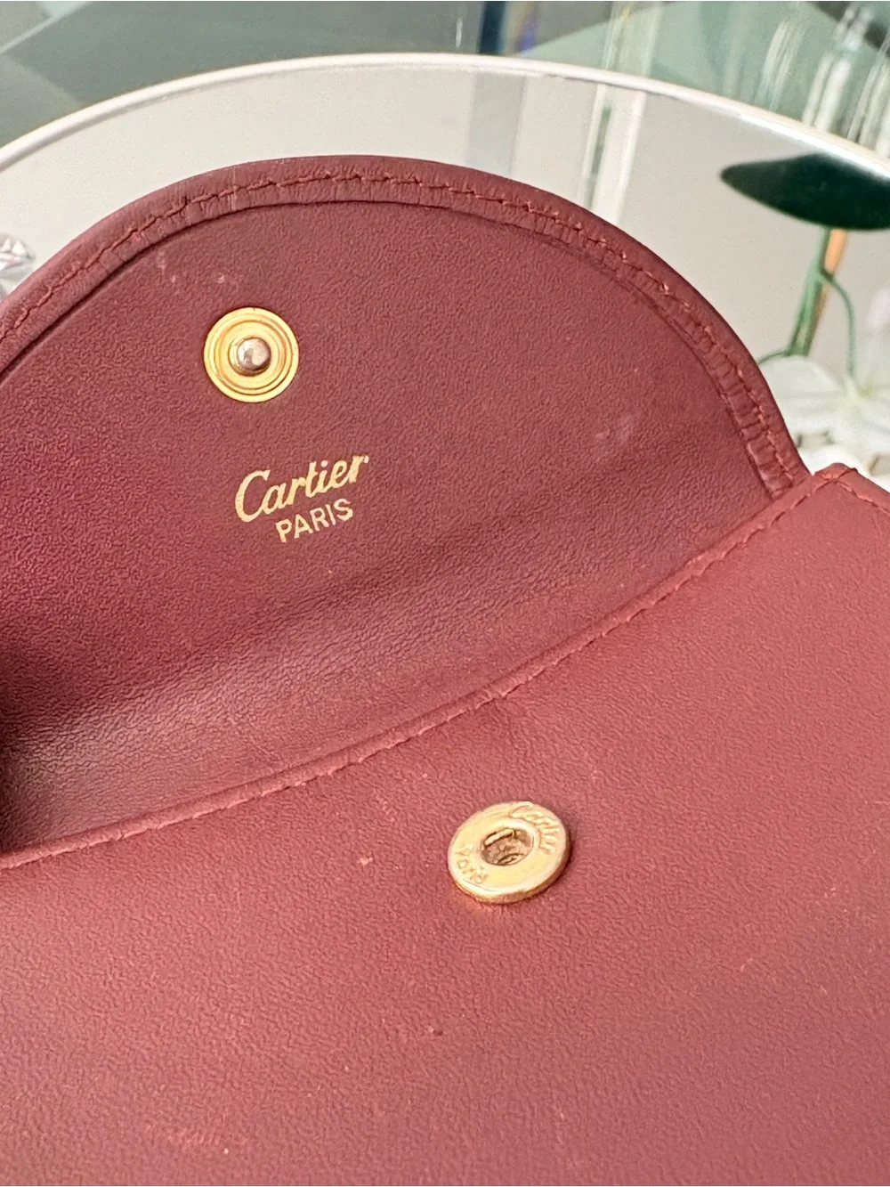 Cartier Half-Moon Coin Pouch
